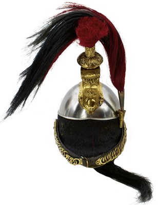 Lot 760 - OLD REF NOV 2023 492-8 A FRENCH 4TH REGIMENT OF CUIRASSIER'S HELMET