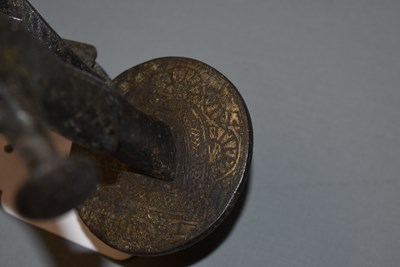 Lot 242 - A LATE 18TH OR EARLY 19TH CENTURY INDIAN TULWAR OR SWORD