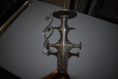 Lot 242 - A LATE 18TH OR EARLY 19TH CENTURY INDIAN TULWAR OR SWORD