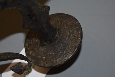 Lot 242 - A LATE 18TH OR EARLY 19TH CENTURY INDIAN TULWAR OR SWORD