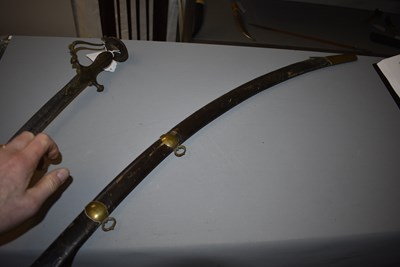 Lot 246 - AN EARLY 20TH CENTURY PRESENTATION INDIAN FRONTIER POLICE TULWAR OR SWORD