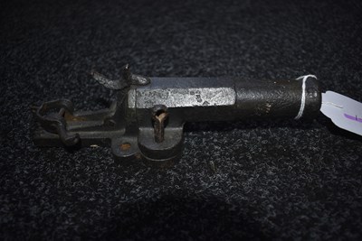 Lot 509 - A LARGE BORE PINFIRE ALARM OR POACHER'S TRAP GUN
