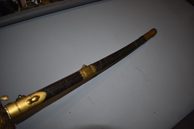 Lot 14 - AN 1827 PATTERN NAVAL OFFICER'S SWORD