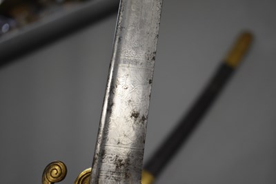Lot 14 - AN 1827 PATTERN NAVAL OFFICER'S SWORD