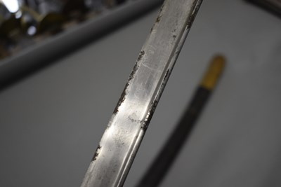 Lot 14 - AN 1827 PATTERN NAVAL OFFICER'S SWORD