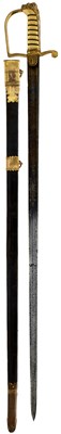 Lot 18 - AN 1805 PATTERN NAVAL OFFICER'S SWORD