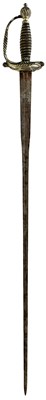Lot 10 - A SILVER HILTED SMALLSWORD