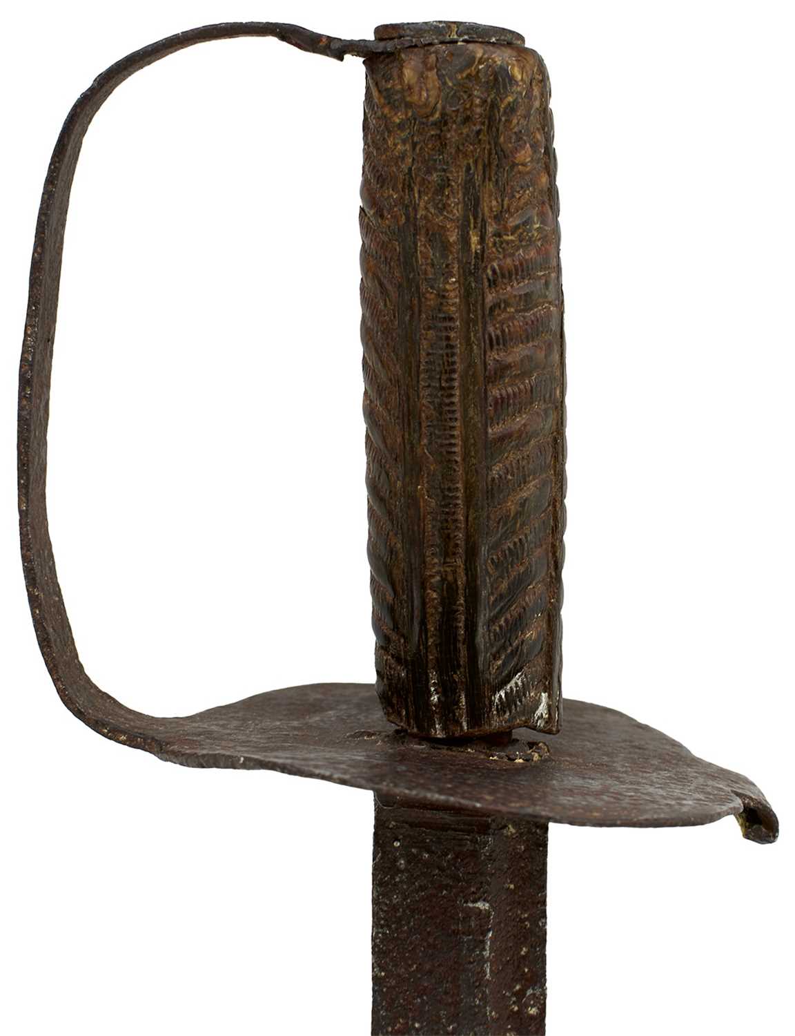 Lot 35 - AN AMERICAN REVOLUTIONARY WAR PERIOD NAVAL CUTLASS