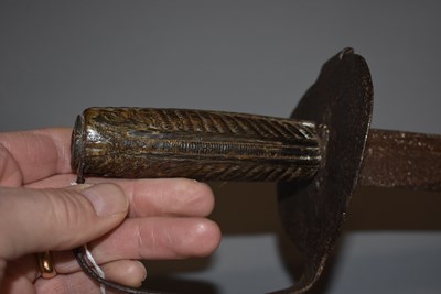 Lot 35 - AN AMERICAN REVOLUTIONARY WAR PERIOD NAVAL CUTLASS