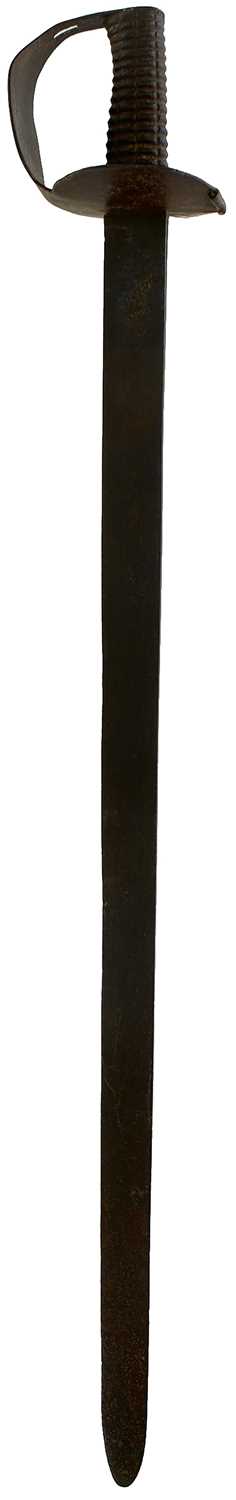 Lot 44 - AN 1804 PATTERN NAVAL FIGURE OF EIGHT CUTLASS