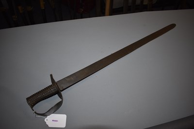 Lot 44 - AN 1804 PATTERN NAVAL FIGURE OF EIGHT CUTLASS