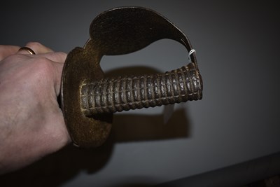 Lot 44 - AN 1804 PATTERN NAVAL FIGURE OF EIGHT CUTLASS