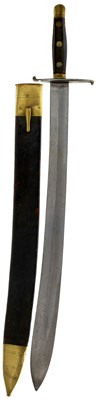 Lot 49 - A SWEDISH MODEL 1810 NAVAL CUTLASS