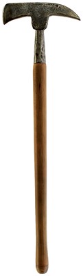 Lot 64 - A 19TH CENTURY BOARDING AXE