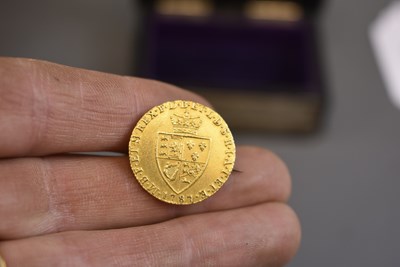 Lot 706 - OF TRAFALGAR AND HORATIO NELSON INTEREST: THE HORATIA NELSON-WARD NELSON GUINEA AND CASKET