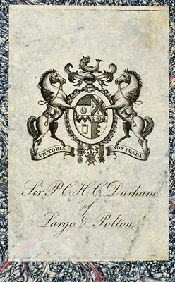 Lot 98 - OF ADMIRAL SIR PHILIP CHARLES HENDERSON CALDERWOOD DURHAM INTEREST