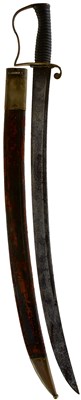 Lot 196 - A GEORGIAN CUSTOMS OFFICIAL'S SWORD