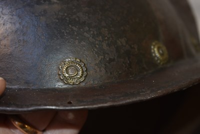 Lot 392 - A 16TH CENTURY GERMAN MUNICH TOWN GUARD MORION OR HELMET