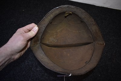 Lot 392 - A 16TH CENTURY GERMAN MUNICH TOWN GUARD MORION OR HELMET