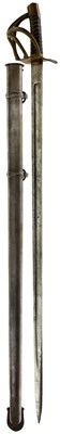 Lot 138 - A VERY RARE FRENCH AN XIII CUIRASSIER'S (LA CAVALERIE DE LIGNE) SWORD