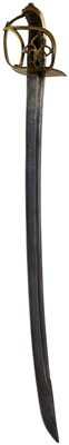 Lot 143 - A SCARCE FRENCH CUSTOMS OFFICER'S CUTLASS