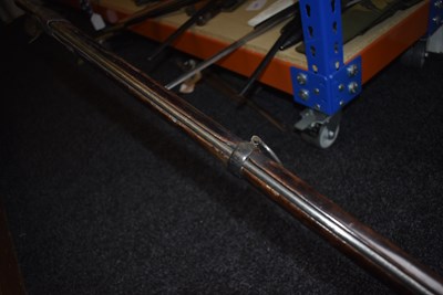 Lot 544 - A RARE .700 CALIBRE FRENCH FLINTLOCK MODEL 1728 INFANTRY MUSKET AND BAYONET