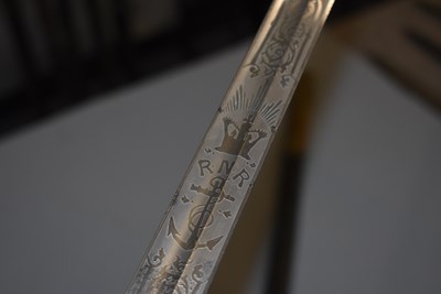 Lot 176 - A NAVAL RESERVE OFFICER'S SWORD