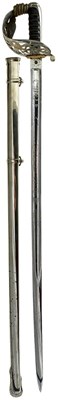 Lot 168 - A VICTORIAN HEAVY CAVALRY OFFICER'S SWORD TO LT. COLONEL HAROLD PLATT SYKES