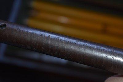 Lot 530 - A RARE CASED PAIR OF LACQUERED AIR CANES BY REILLY
