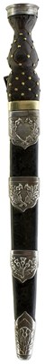 Lot 343 - A SCOTTISH PIPER'S DIRK OF THE SEAFORTH HIGHLANDERS