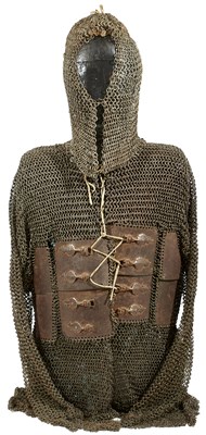 Lot 296 - A BIKANER DECCAN INDIAN MAIL AND PLATE ARMOUR