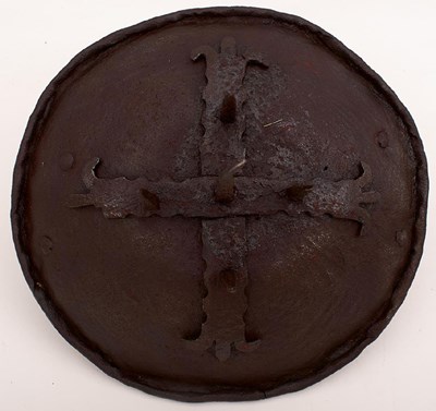 Lot 418 - AN EARLY OTTOMAN BUCKLER OR SHIELD