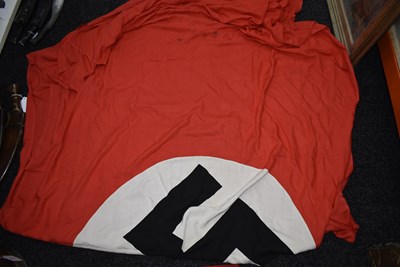 Lot 467 - A LARGE WORLD WAR II THIRD REICH BANNER