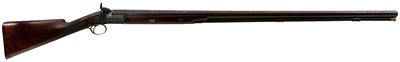Lot 570 - A SCARCE 7-BORE PERCUSSION PURDEY FOWLING PIECE OR SPORTING GUN