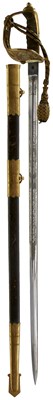 Lot 219 - A SCARCE ROYAL NAVAL MASTER AT ARMS SWORD
