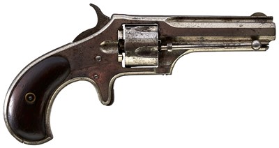 Lot 520 - A .32 RIMFIRE OBSOLETE CALIBRE REMINGTON SMOOT REVOLVER