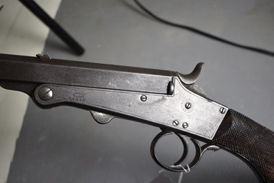 Lot 465 - A .380 OBSOLETE CALIBRE ROOK RIFLE BY E. M. REILLY