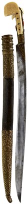 Lot 98 - A LATE 18TH OR EARLY 19TH CENTURY TURKISH OR OTTOMAN YATAGHAN