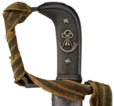 Lot 190 - A SCARCE GEORGIAN 52ND (OXFORDSHIRE) REGIMENT LIGHT INFANTRY OFFICER'S SWORD