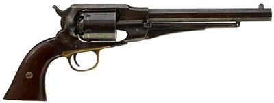 Lot 525 - A CRISP .44 CALIBRE SIX-SHOT PERCUSSION REMINGTON NEW MODEL ARMY REVOLVER