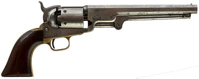 Lot 524 - A .36 CALIBRE SIX-SHOT PERCUSSION LONDON COLT NAVY REVOLVER