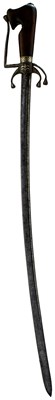 Lot 89 - A 19TH CENTURY ARAB NIMCHA OR SWORD