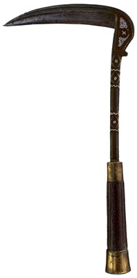 Lot 69 - A 19TH CENTURY AFGHAN LOHAR OR AXE