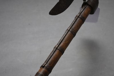 Lot 63 - A 19TH CENTURY INDIAN BULLOVA OR AXE