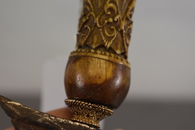 Lot 93 - A 19TH CENTURY OR EARLIER MADURA KRIS