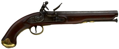 Lot 333 - A GOOD .650 CALIBRE FLINTLOCK LIGHT DRAGOON SERVICE PISTOL BY KETLAND