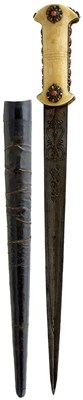 Lot 128 - A SCARCE OTTOMAN TURKISH BALKAN DAGGER