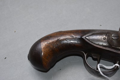 Lot 891 - A .625 CALIBRE FRENCH MODEL AN IX FLINTLOCK GENDARMERIE PISTOL