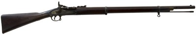 Lot 180 - A .577 OBSOLETE CALIBRE SNIDER TWO-BAND BREECH LOADING MILITARY RIFLE