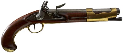 Lot 352 - A .700 CALIBRE CONTINENTAL FLINTLOCK SERVICE PISTOL